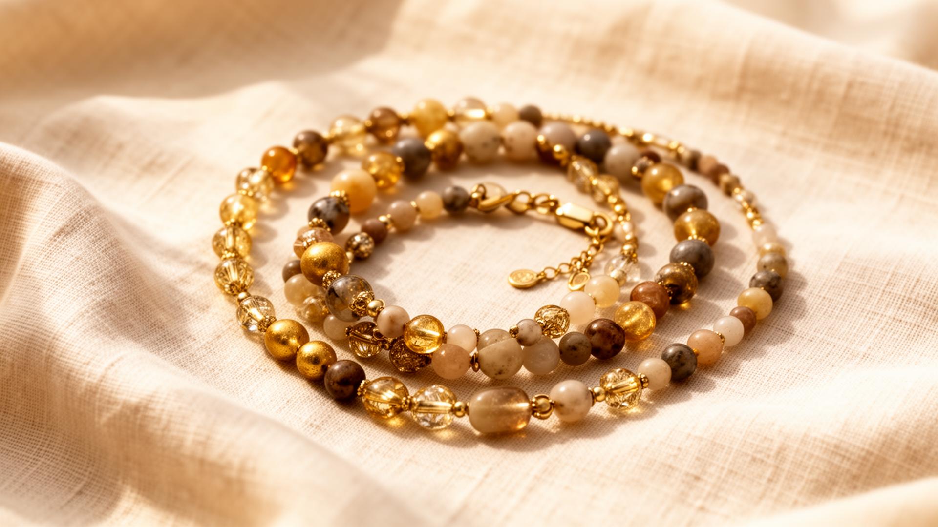 Handcrafted beaded bracelets